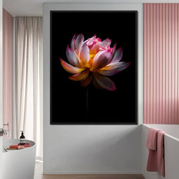 Luminous Lotus Radiant Petals - NicheCanvas