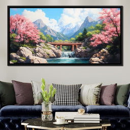 Bridge Over Tranquil Waters - NicheCanvas