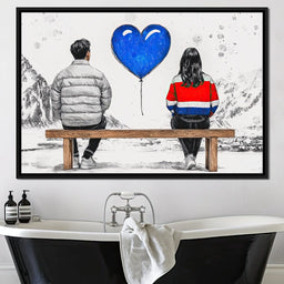 Love in Winter Reverie - NicheCanvas