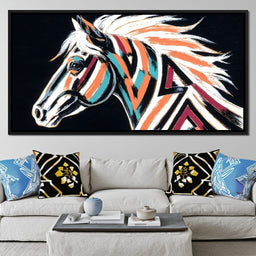 Prismatic Stallion Spirit - NicheCanvas