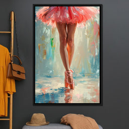 Elegant Dancers in Graceful Motion - NicheCanvas