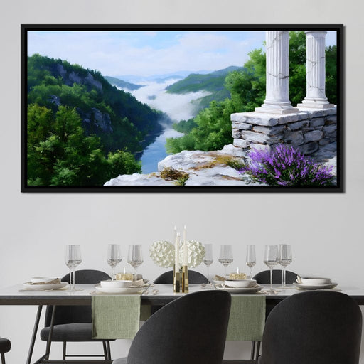 Enchanted Valleys Timeless Ruins Canvas Print