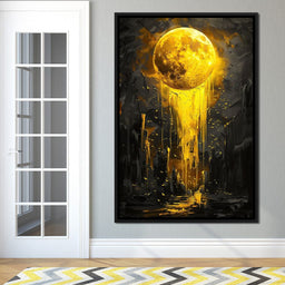 Golden Monolith Meltdown - NicheCanvas