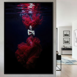Crimson Depths - TooplesArt - NicheCanvas