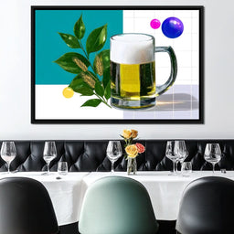 Golden Ale Oasis Harmony - NicheCanvas