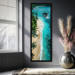 Tropical Serenity Beach - NicheCanvas