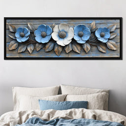 Rustic Bloom Harmony - NicheCanvas