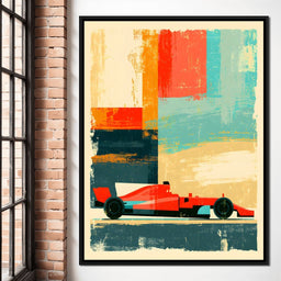 High Velocity Momentum On The Track - NicheCanvas