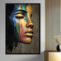 Golden Silhouette Awakening - NicheCanvas