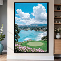Ocean Breeze Golfing - NicheCanvas