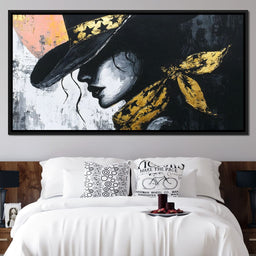 Golden Cowgirl - NicheCanvas