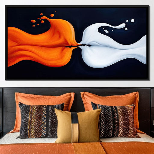 Yin and Yang in Motion - TooplesArt Canvas Print