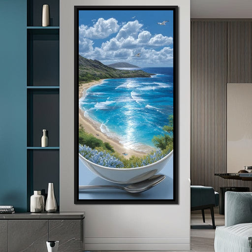 Tropical Ocean Bliss Bowl Canvas Print