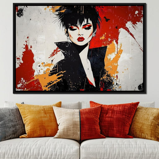 Rebel Rhythms of Passion Canvas Print