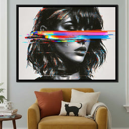 Fragmented Memory Of A Silent Tear - NicheCanvas