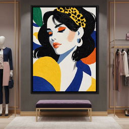 Vivid Leopard Headband Muse - NicheCanvas