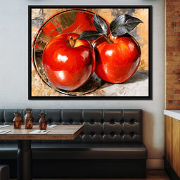 Forbidden Harvest On Gilded Plate - NicheCanvas