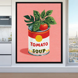 Pop Tomato Soup Garden Can - NicheCanvas