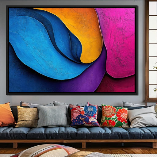Waves of Vibrance - TooplesArt Canvas Print