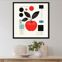 Geometric Apple - NicheCanvas