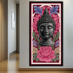 Buddha Tranquil Floral Meditation - NicheCanvas