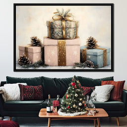 Snowflake Gift Box Jubilee - NicheCanvas