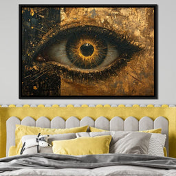 Golden Glimpse Into the Soul - NicheCanvas