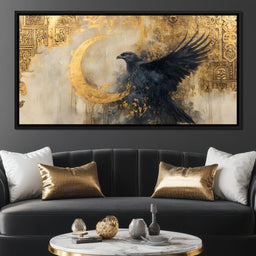 Golden Flight of Midnight - NicheCanvas