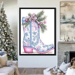 Holiday Cowboy Boot Bouquet - NicheCanvas