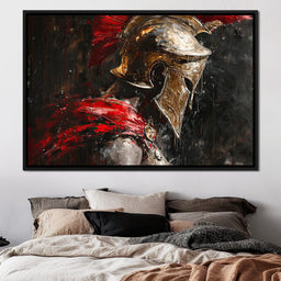 Thoughtful Spartan Reflections - NicheCanvas