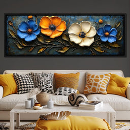 Floral Symphony of Vibrant Colors - NicheCanvas
