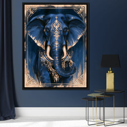 Gilded Wisdom of the Midnight Sage - NicheCanvas