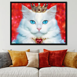 Majestic Feline Reign - NicheCanvas