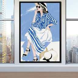 Clear Blue Sky Vacation - NicheCanvas