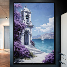 Bell Tower by the Sea Breeze - NicheCanvas