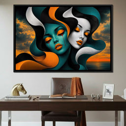 The Lovers Who Never Spoke - TooplesArt - NicheCanvas