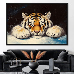 Slumbering Tiger - NicheCanvas