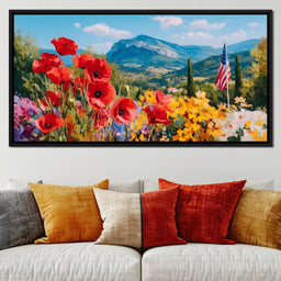 Majestic Valley Blooms Vista - NicheCanvas