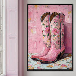 Floral Western Romance - NicheCanvas