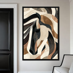Stallion Earth and Shadow - NicheCanvas