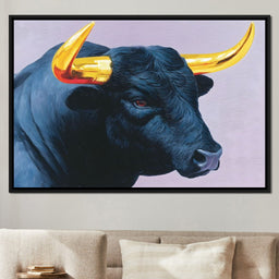 Golden Horns of Strength - NicheCanvas