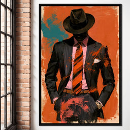 The Gentleman of Broken Colors - NicheCanvas
