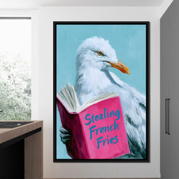 A Gull Studies The Culinary Arts - NicheCanvas