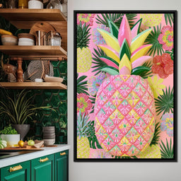 Tropical Solstice Island Pineapple - NicheCanvas