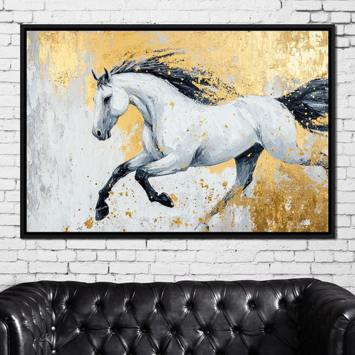 Golden Freedom Gallop Canvas Print