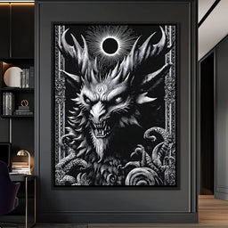 Nightmarish Eclipse Beast Lord - NicheCanvas
