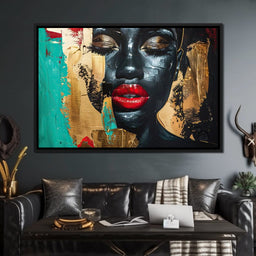 Golden Silence Shattered - NicheCanvas