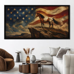 Gallant Spirit Of The Frontier - NicheCanvas