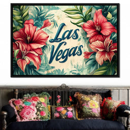 Hibiscus Oasis in Vegas - NicheCanvas