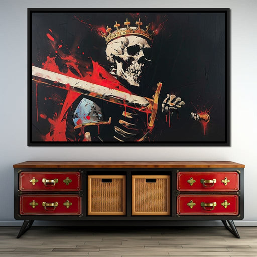 Majestic Shadows of Royal Descent Canvas Print